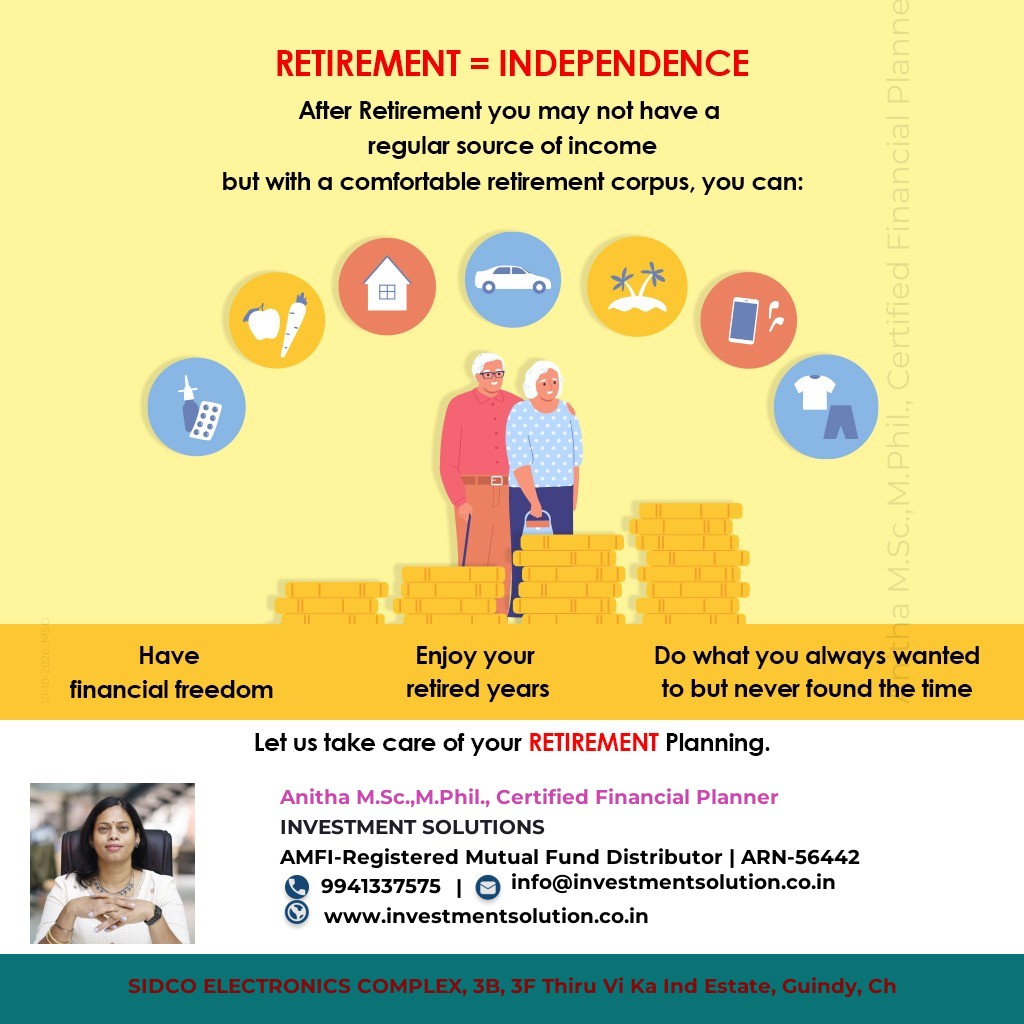 <p>Retirement independence</p>