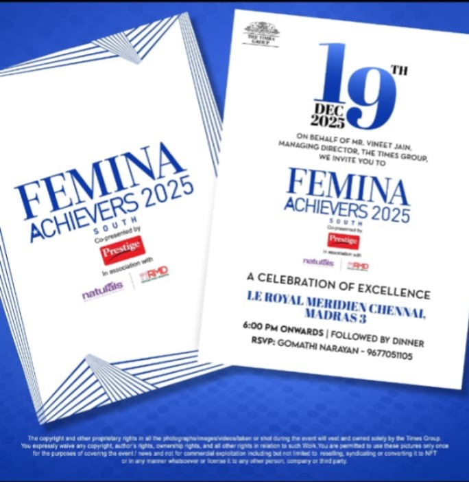 Happy to share, today I am going to receive The Femina Achievers Award for Best Women Financial Practitioner under Wealth Management at hotel LE ROYAL MERIDIEN! Feeling grateful and honoured for this recognition🥰☺️